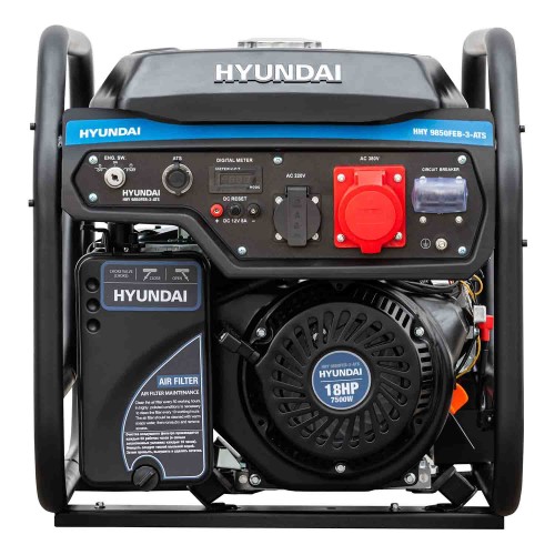 Купить бензиновый генератор (электростанция) Hyundai HHY 9850FEB-3-ATS