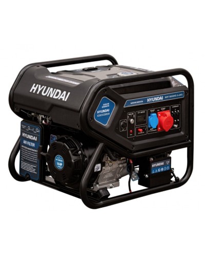 Купить трехфазный бензиновый генератор Hyundai HHY9550FE-3-ATS (напряжение 220/380. Максимальная мощность 6,5 кВт)