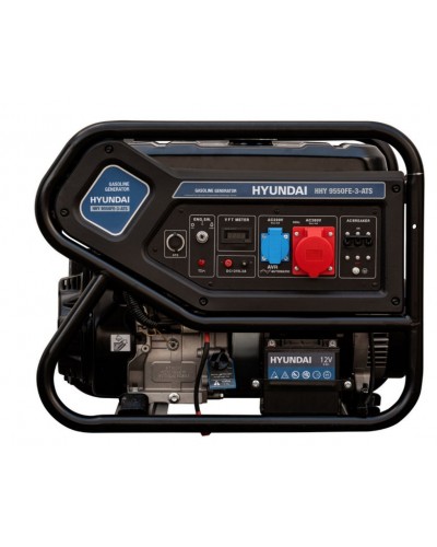 Купить трехфазный бензиновый генератор Hyundai HHY9550FE-3-ATS (напряжение 220/380. Максимальная мощность 6,5 кВт)