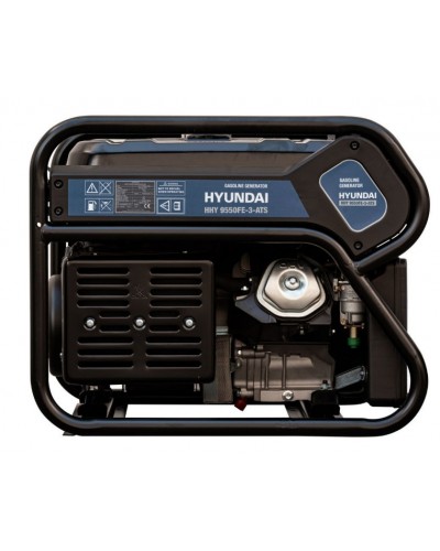 Купить трехфазный бензиновый генератор Hyundai HHY9550FE-3-ATS (напряжение 220/380. Максимальная мощность 6,5 кВт)